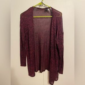 H & M Divided Brand Maroon Cardigan